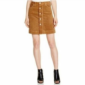 McGuire Denim Brown Courderoy Skirt